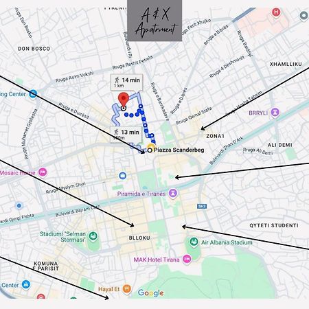 A&X Cozy And Tranquil Apartment - 24H Self Check-In Tiranë Ngoại thất bức ảnh