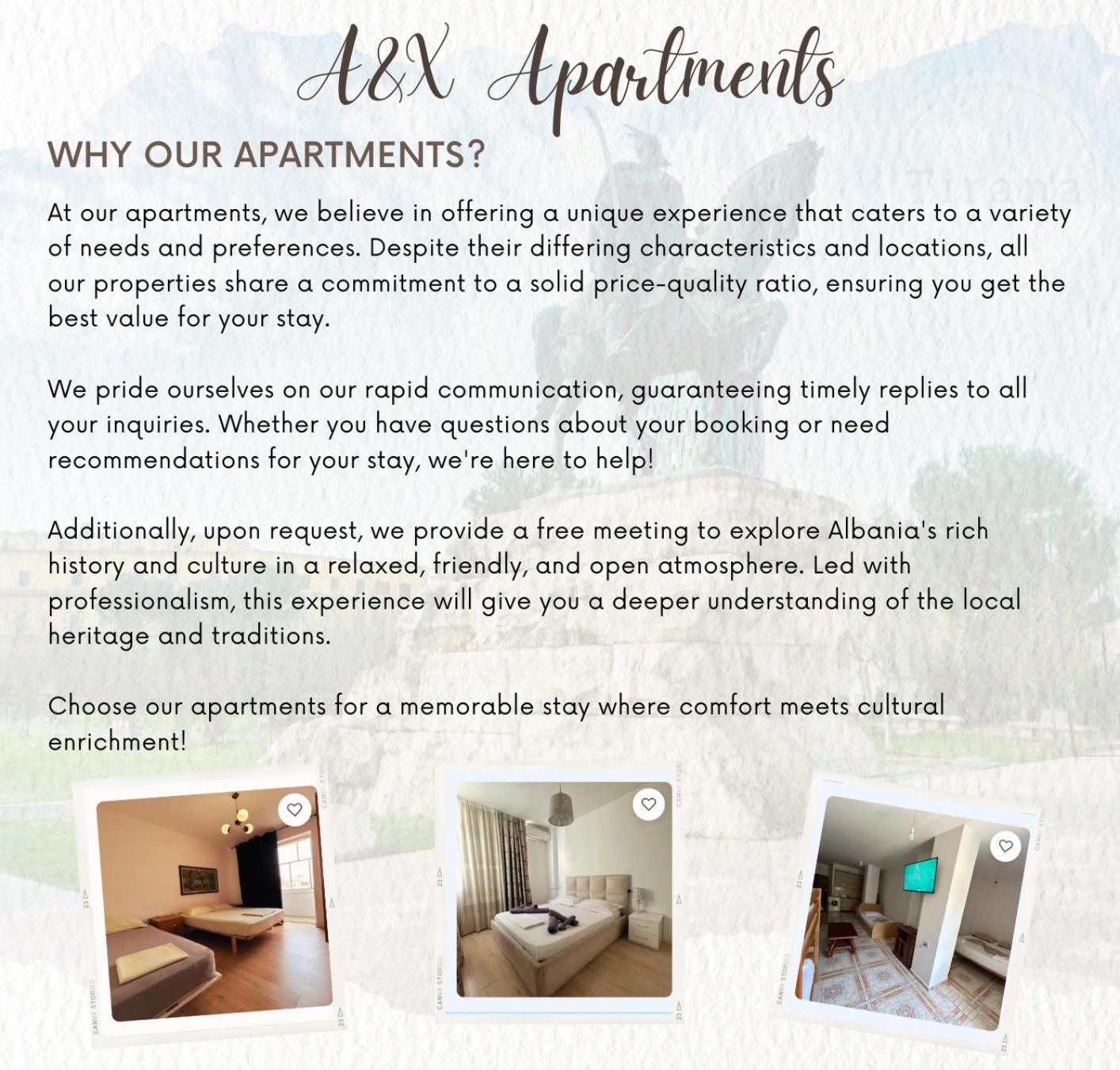A&X Cozy And Tranquil Apartment - 24H Self Check-In Tiranë Ngoại thất bức ảnh